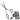 Hector Hair Cutting Scissor HT-Silverex, 5.5" | Professional Salon-Grade Scissors - 1