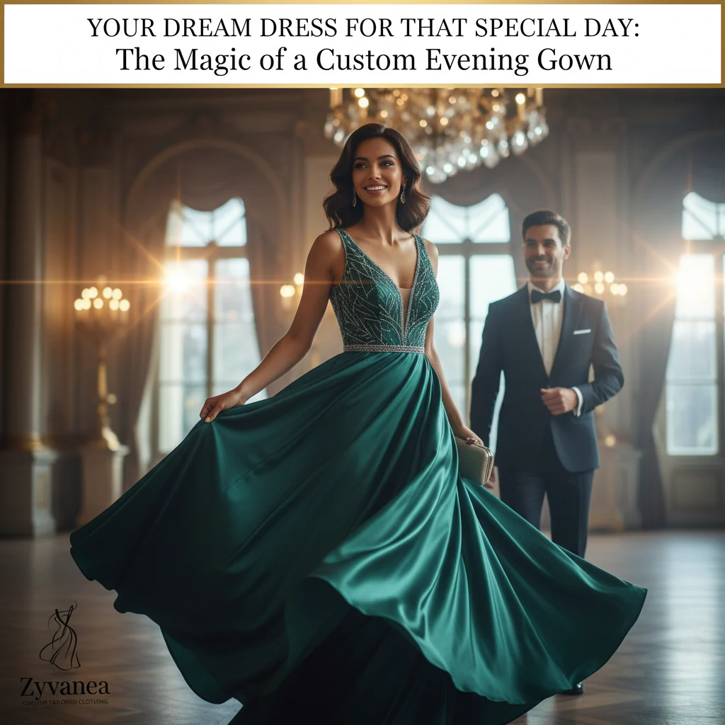 Your Dream Dress for that Special Day: The Magic of a Custom Evening Gown