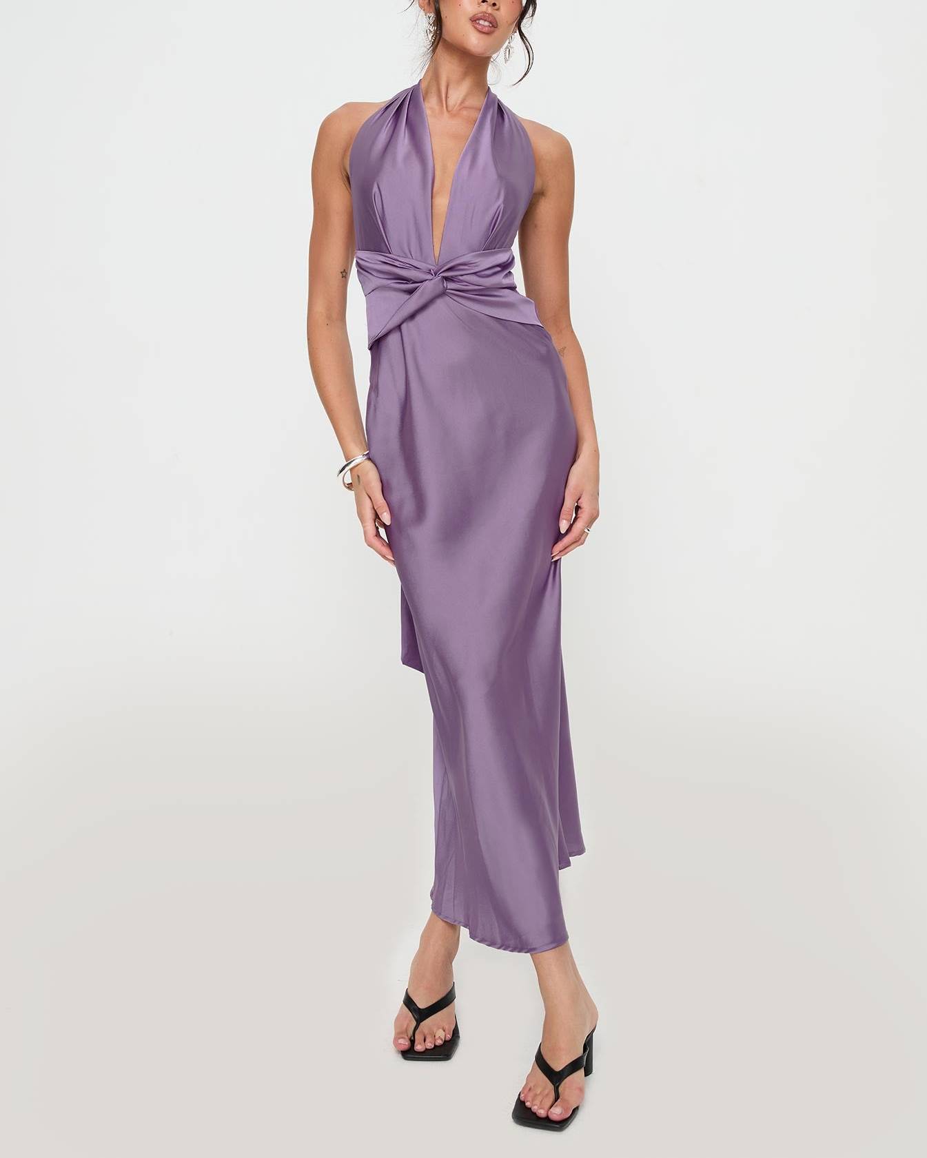Flawless Satin Maxi Dress for All Occasions for Women