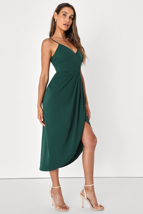 Reinette Black Women's Midi Dress