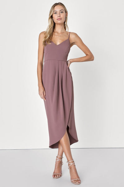 Reinette Black Women's Midi Dress