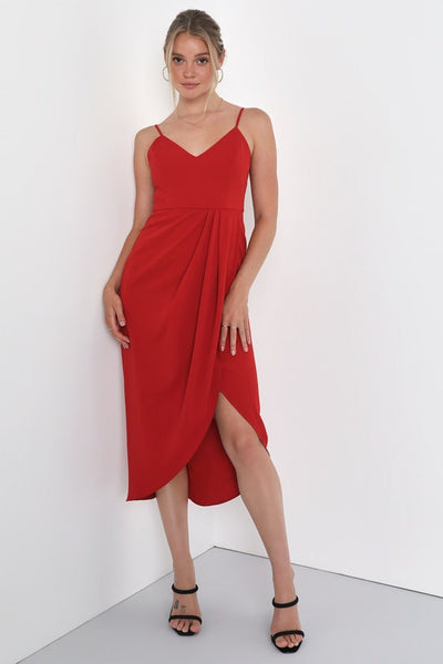 Reinette Black Women's Midi Dress
