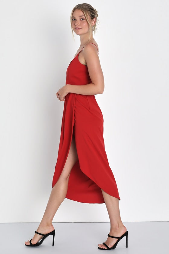 Reinette Black Women's Midi Dress