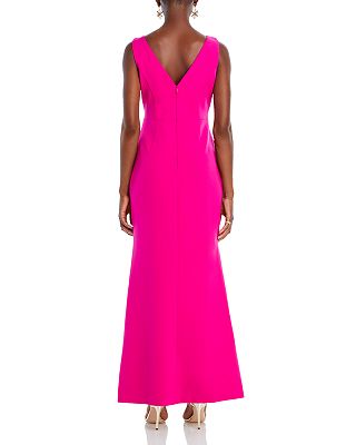 Sleeveless Cascading-Ruffle Gown for women