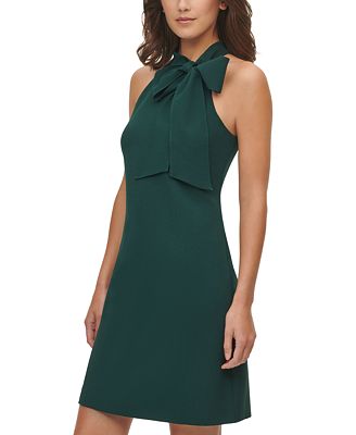 Bow-Neck Halter Women Dress