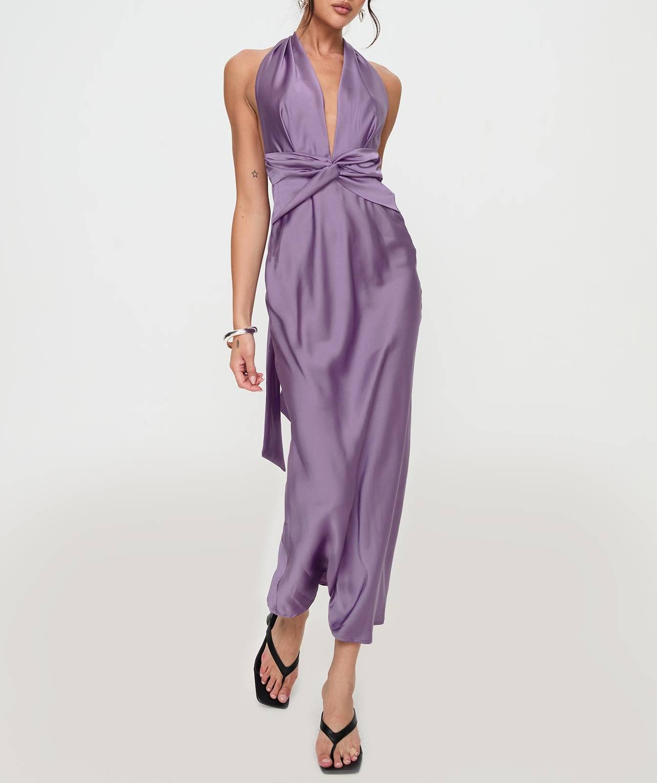 Flawless Satin Maxi Dress for All Occasions for Women
