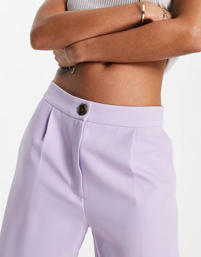 Slouchy dad pants in brown