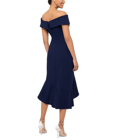 Women's High-Low Off-The-Shoulder Dress