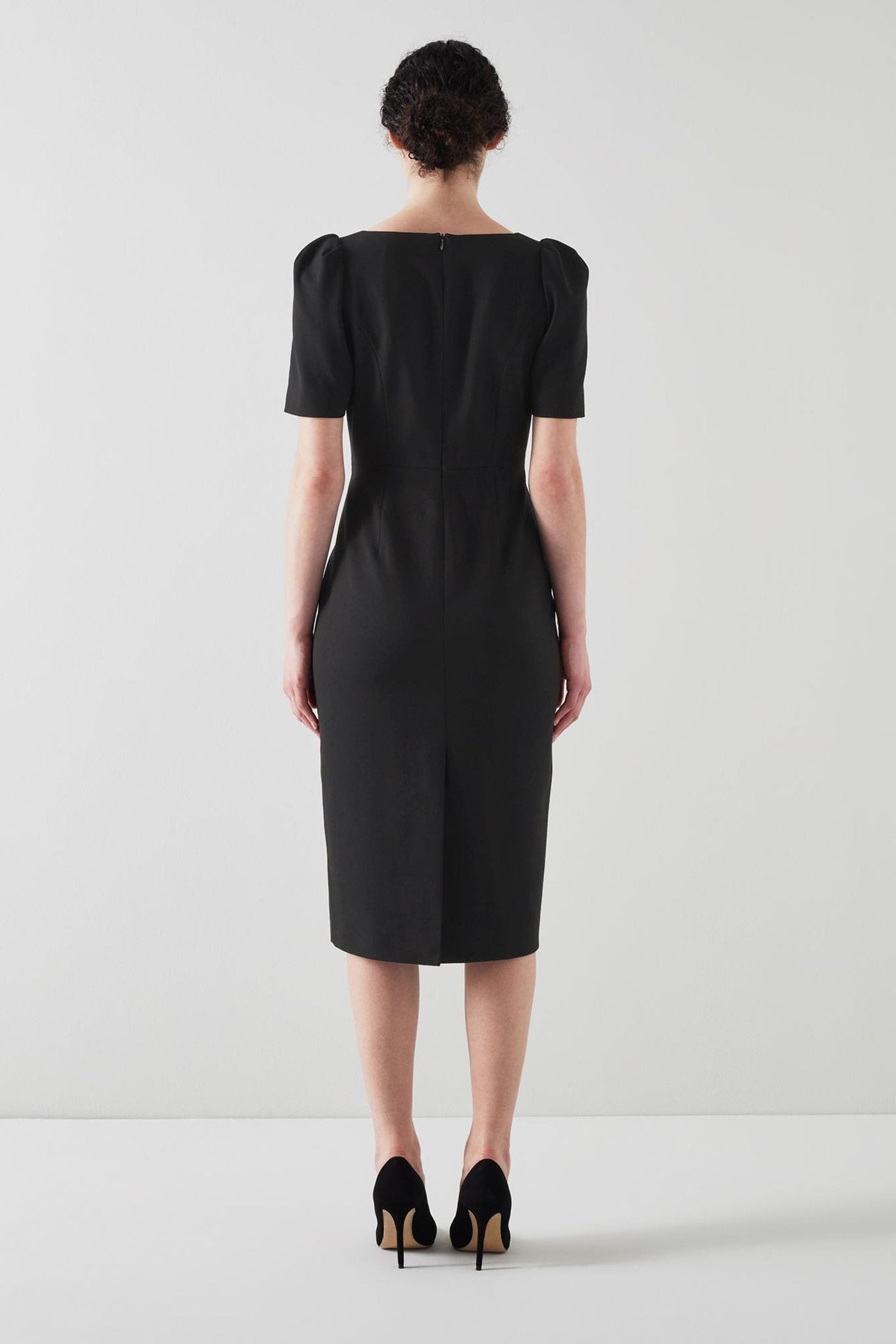 Bennett Folly Crepe Shift Black Women Dress