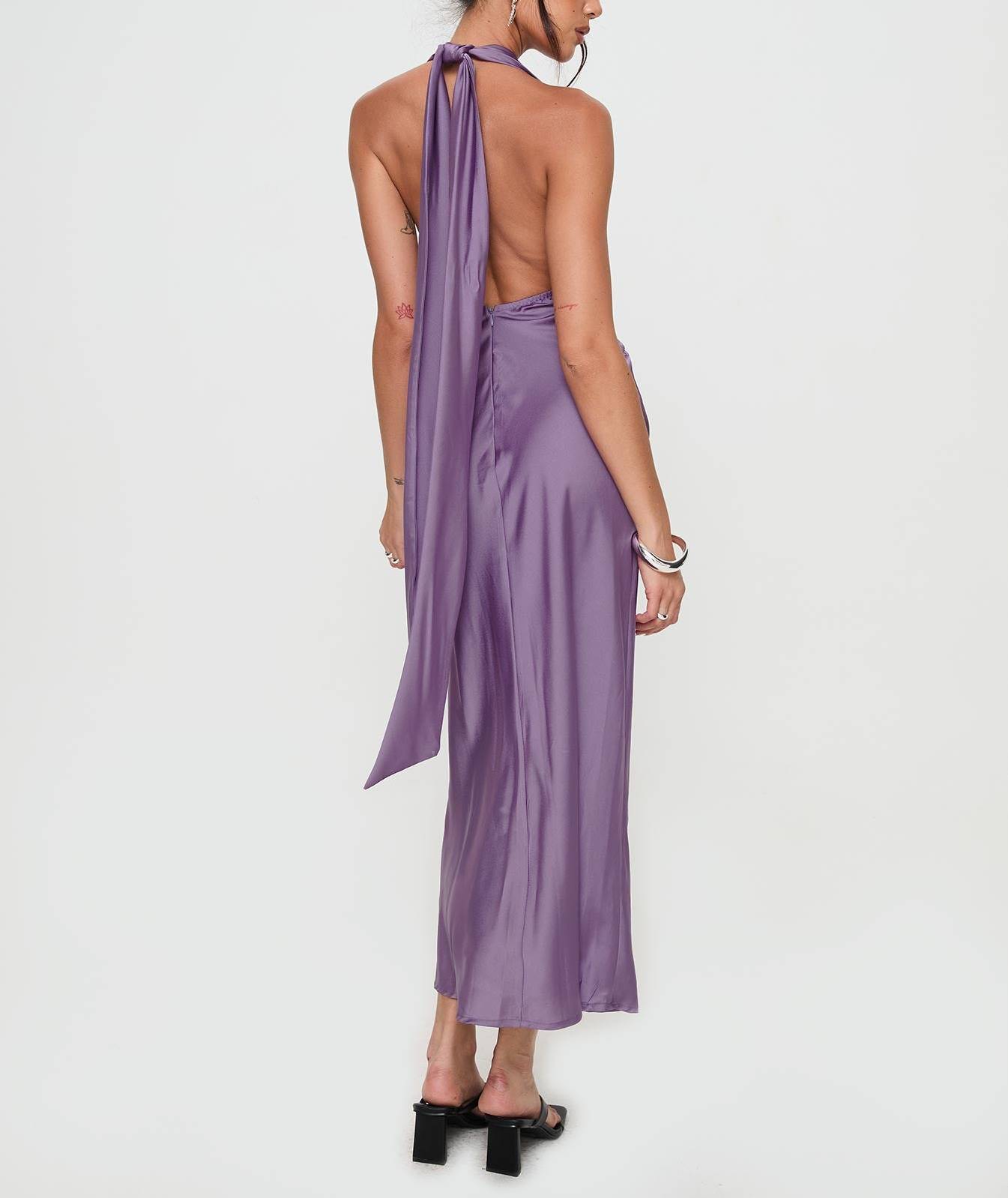 Flawless Satin Maxi Dress for All Occasions for Women