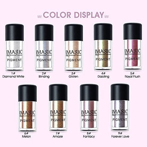 COSLUXE IMAGIC Professional Glitter Eyeshadow Metallic Loose Powder Pigment (P2-P9) - 1