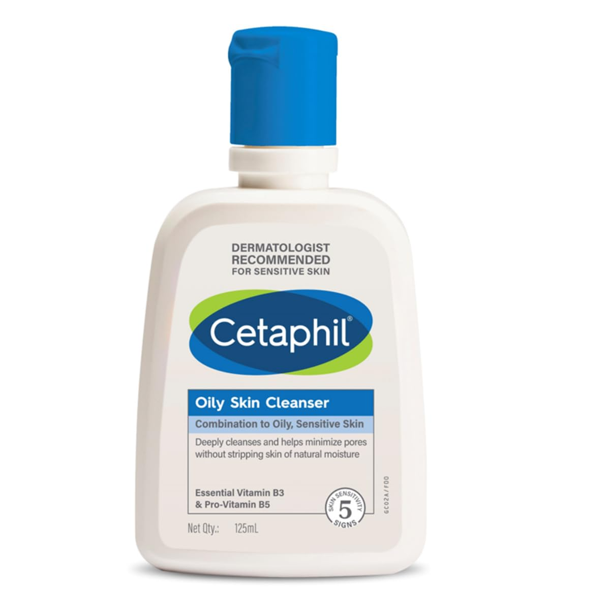 Cetaphil Oily Skin Cleanser, Daily Face Wash For Oily, Acne Prone Skin, Gentle Foaming, 125Ml - 1