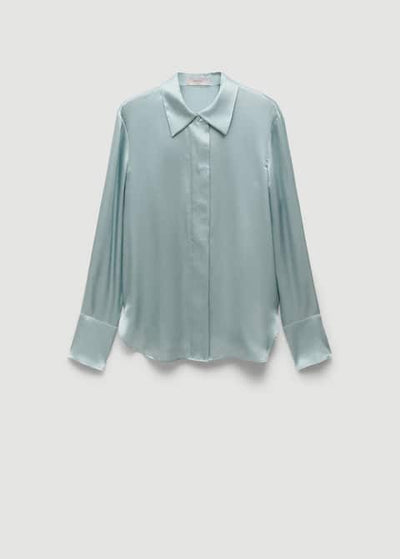 100% Silk Satin shirt For Women