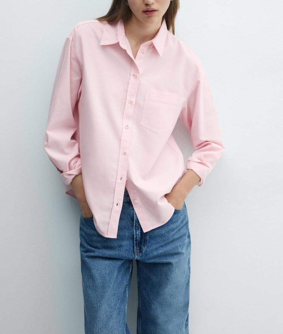 100% cotton pocket shirt for Women