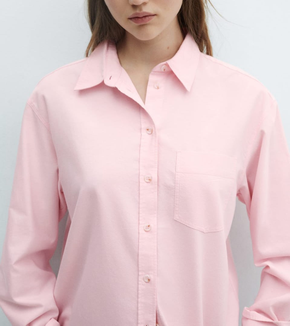 100% cotton pocket shirt for Women