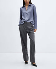 Everyday Satin Buttoned Shirt For Women