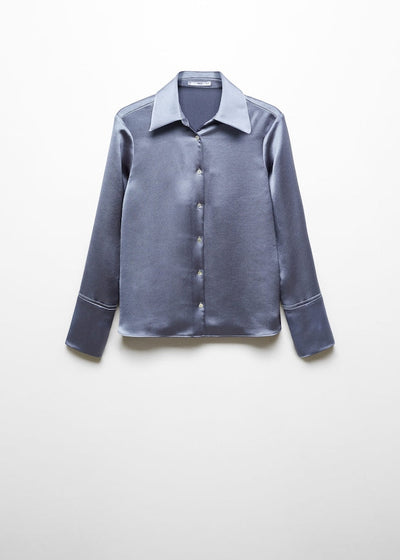 Everyday Satin Buttoned Shirt For Women