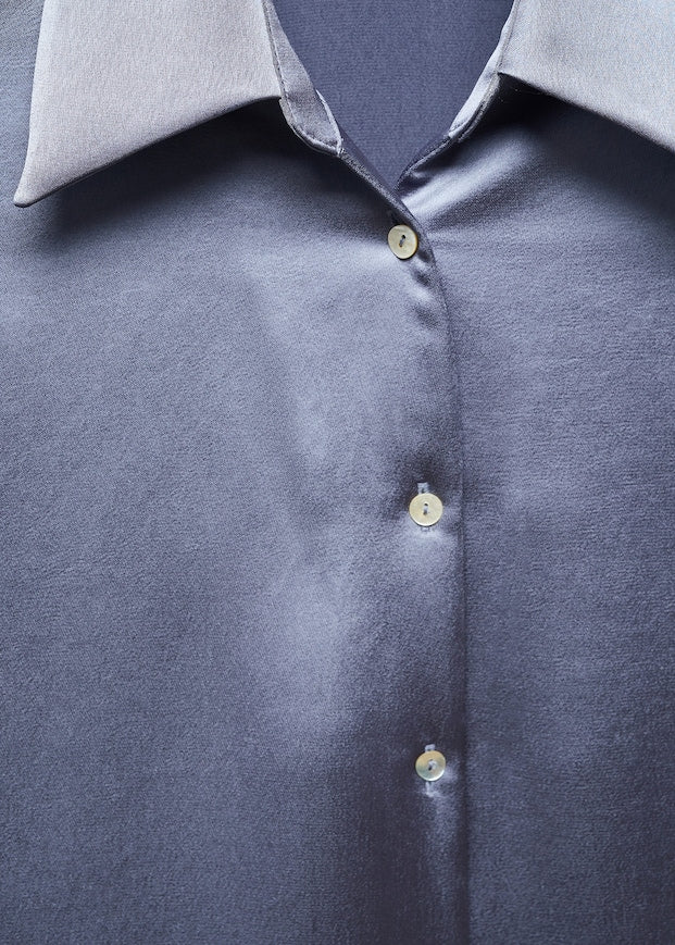Everyday Satin Buttoned Shirt For Women