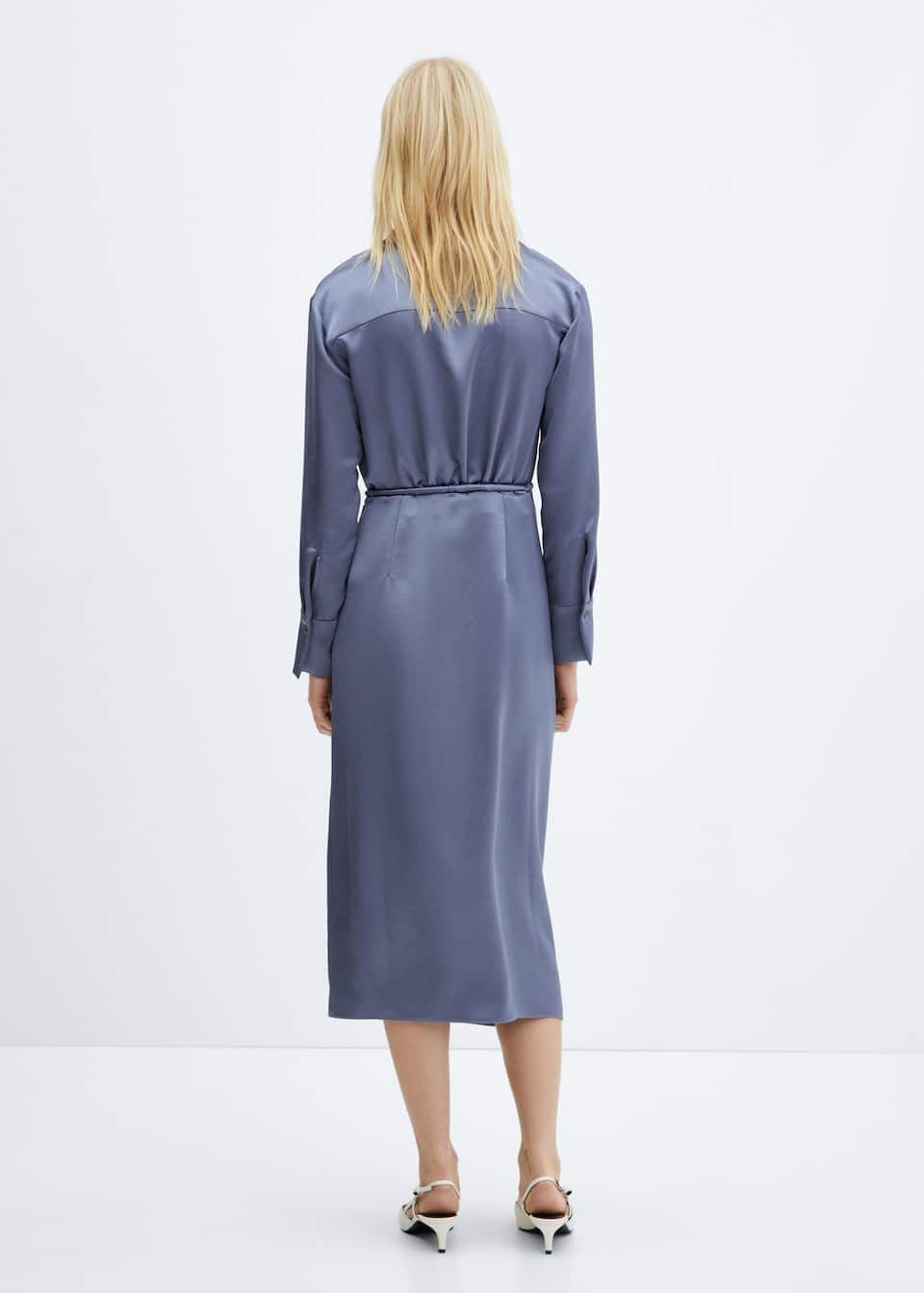 Beautiful Satin shirt dress for Women