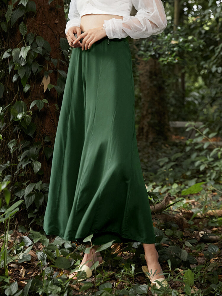 High Waist Solid Loose Wide Leg Pants For Women