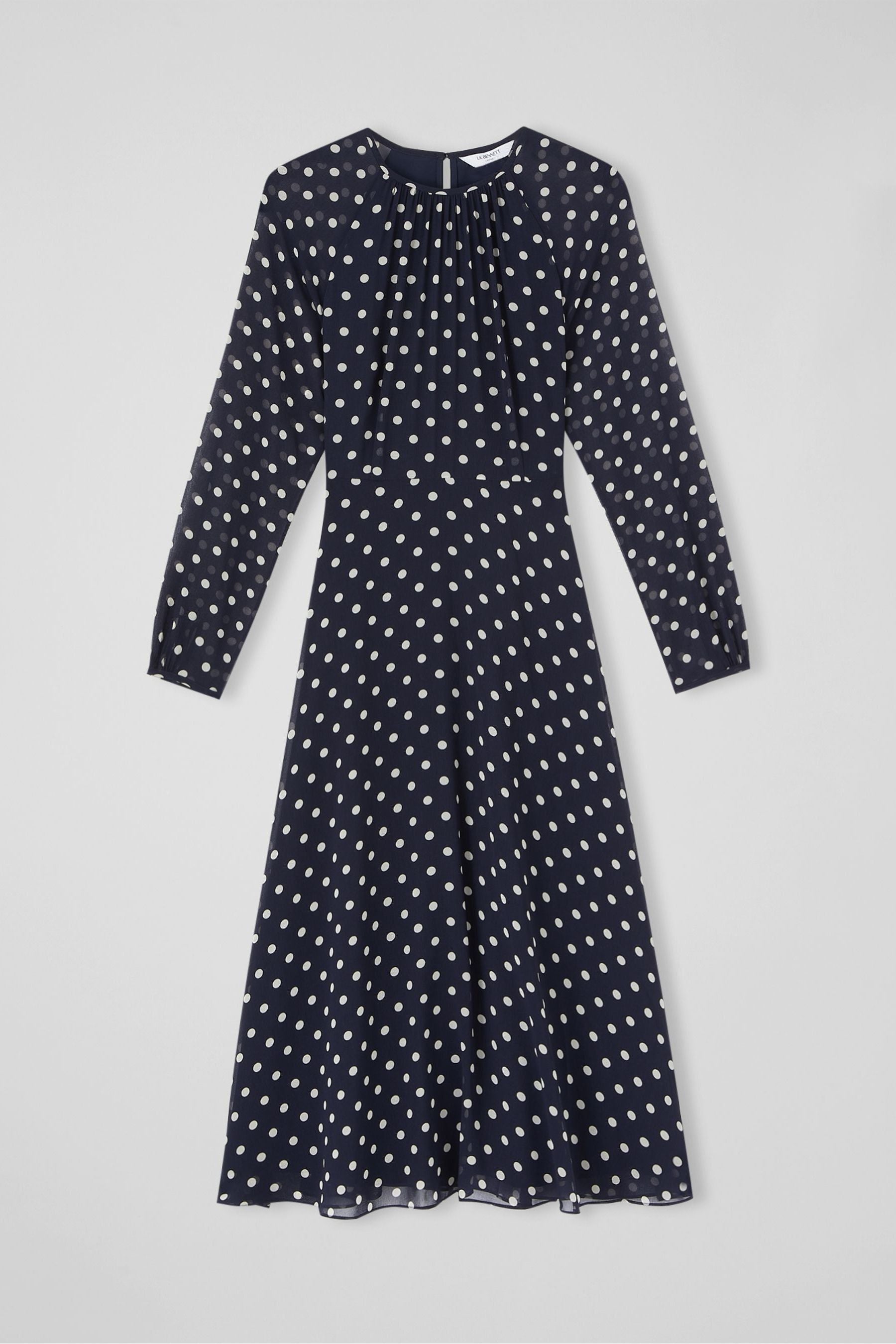Polkadot Polyester Women's Dress