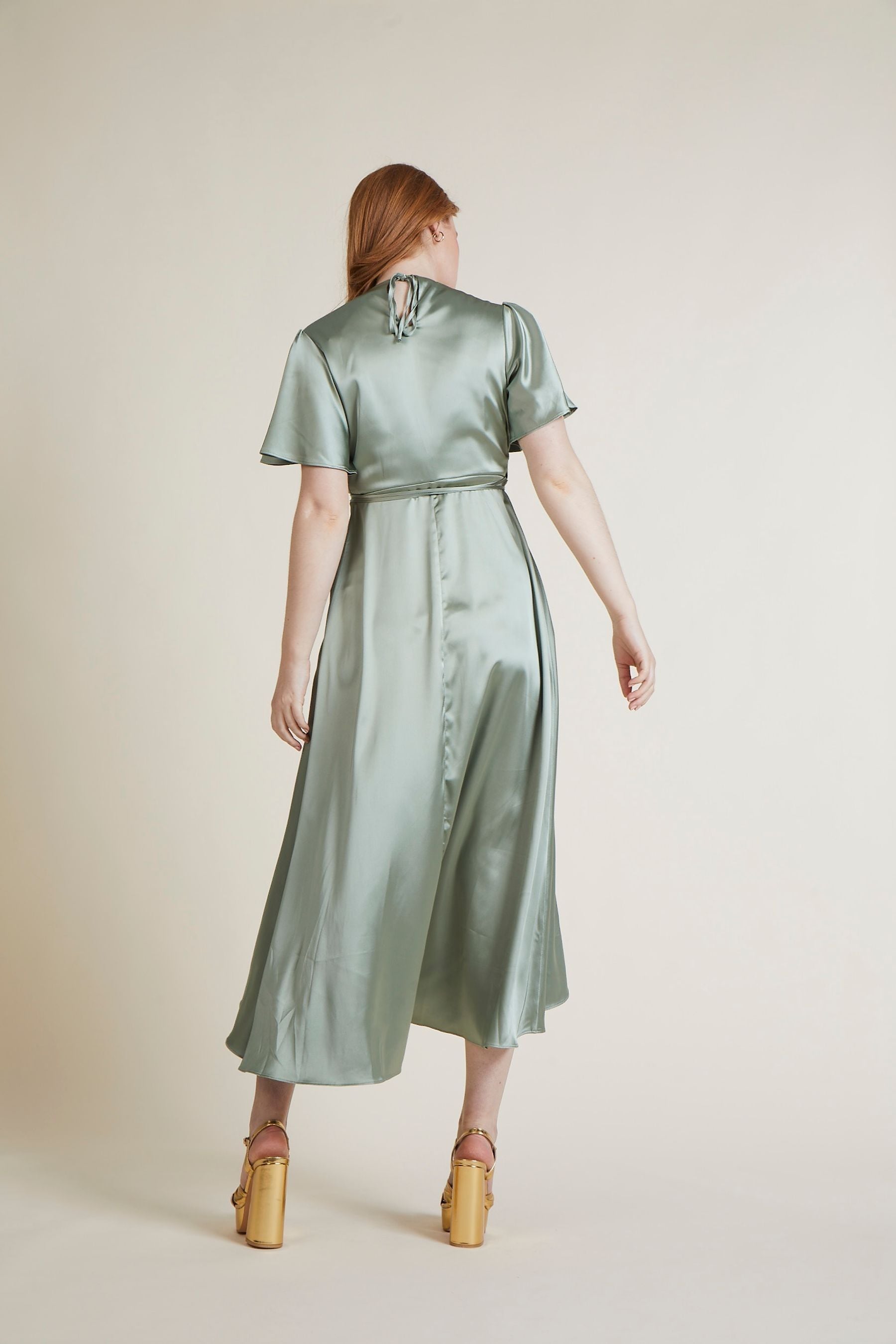 Florence Waterfall Women Midi Dress