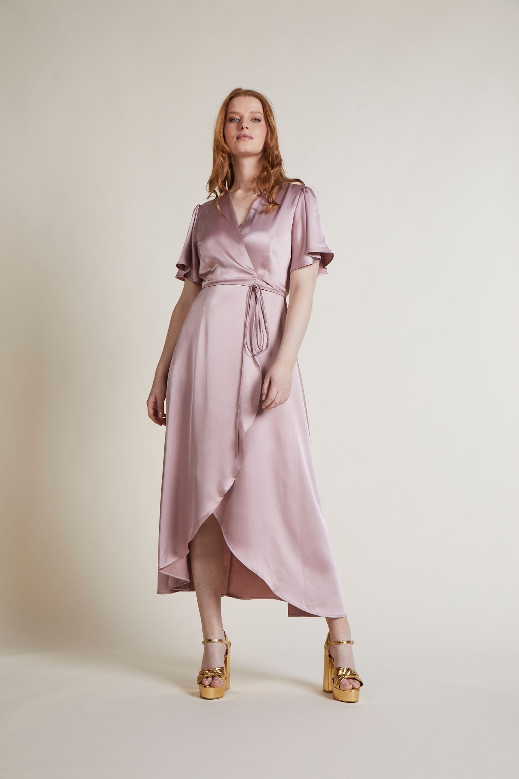 Florence Waterfall Women Midi Dress