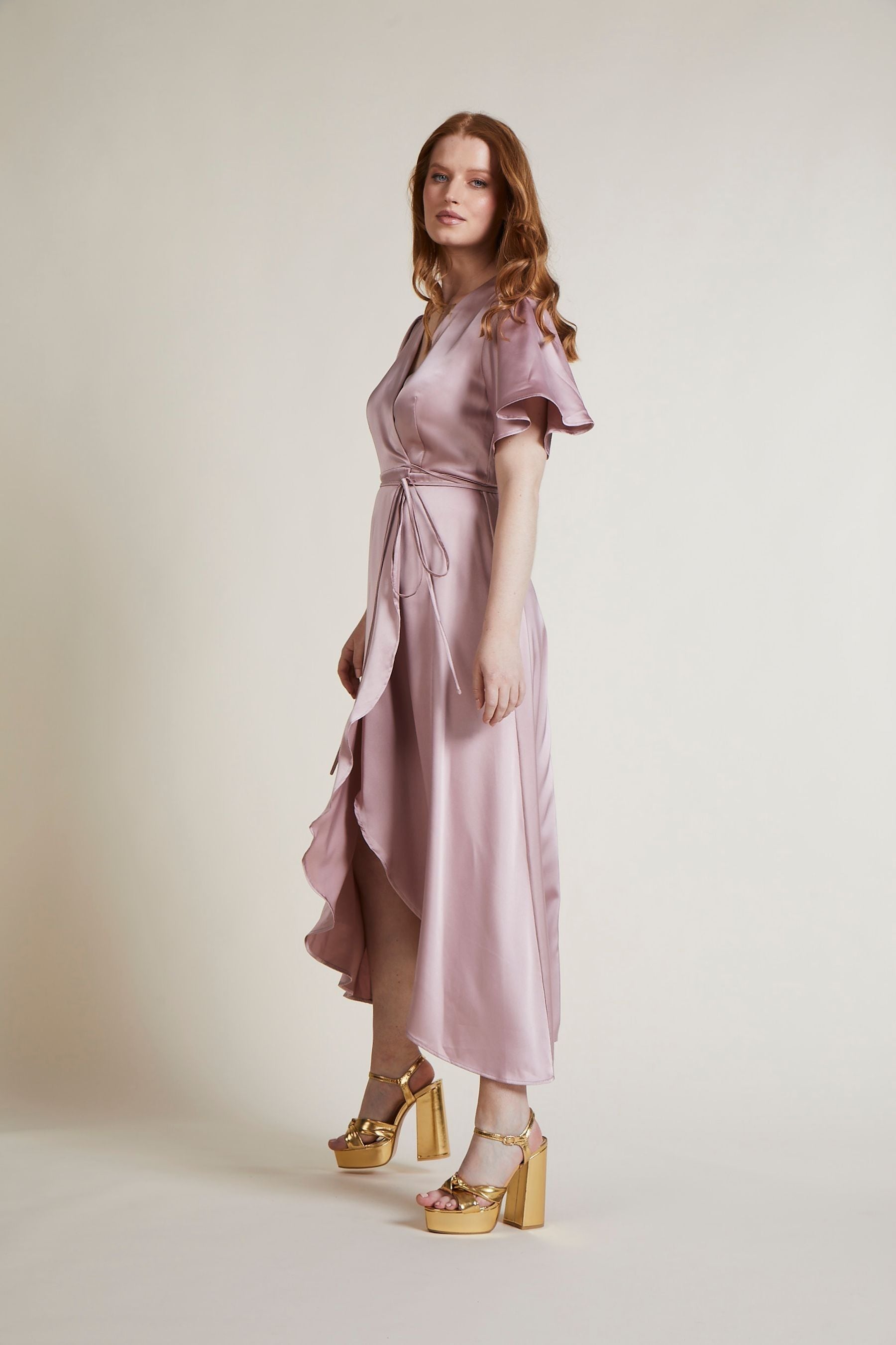 Florence Waterfall Women Midi Dress