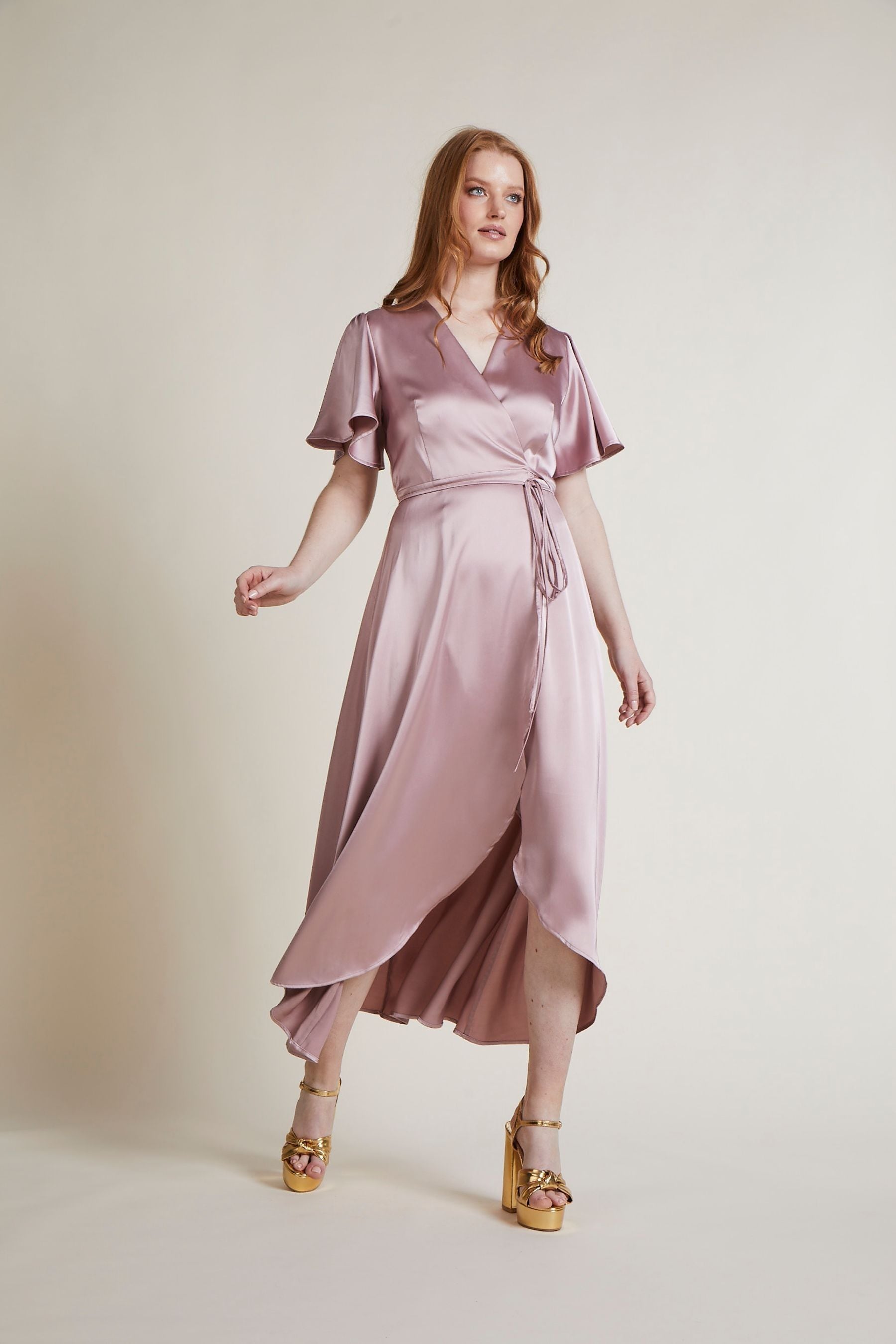 Florence Waterfall Women Midi Dress