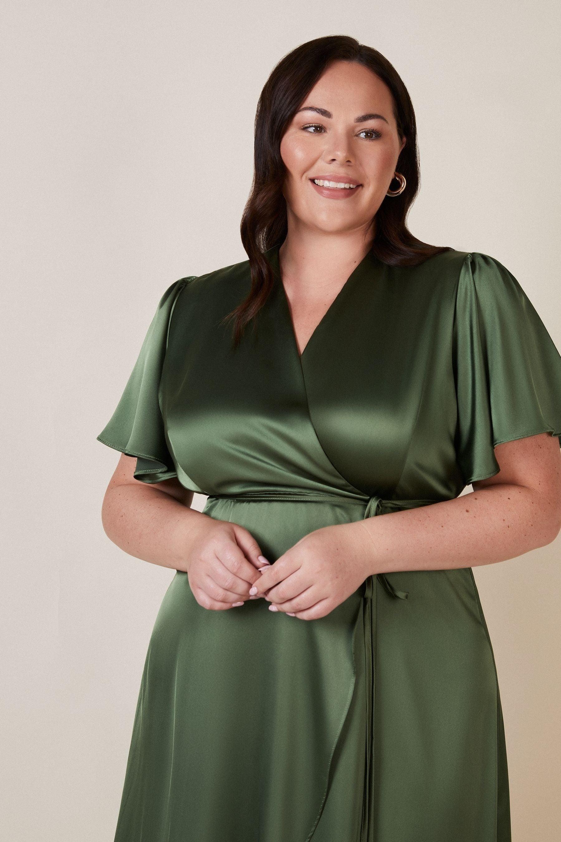 Florence Waterfall Women Midi Dress