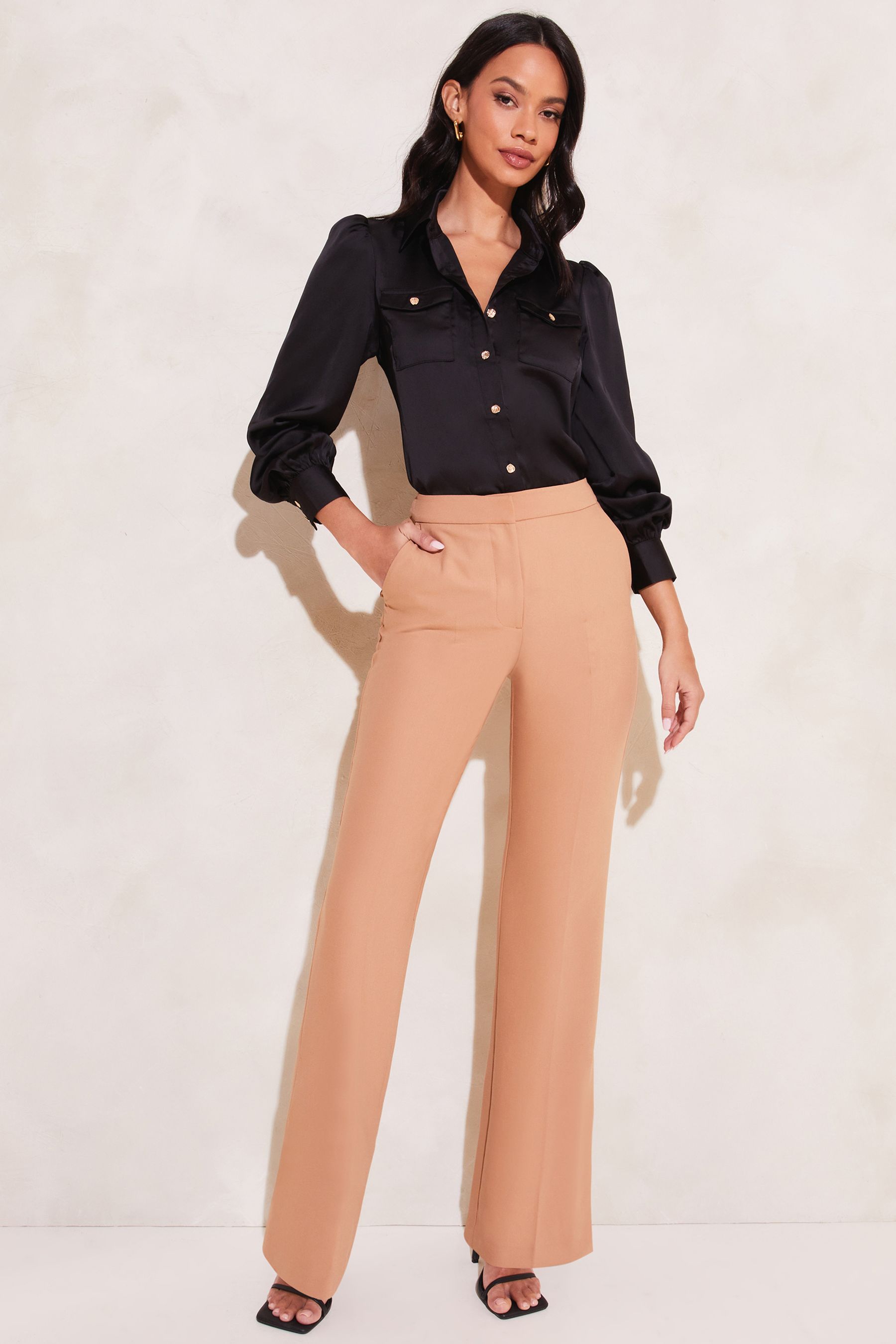 Front Pocket Button Through Women's Shirt