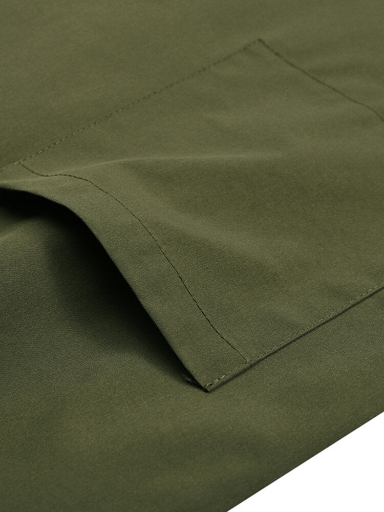 Solid Sleeveless Pocket Casual Dress For Women