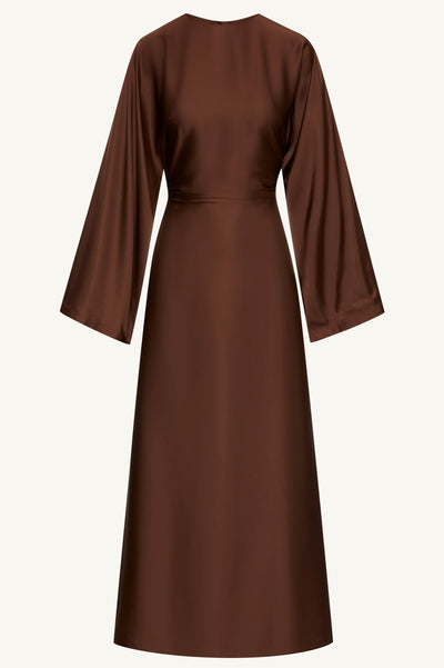 Moontime Modest/Muslim Satin Maxi Dresses For Women