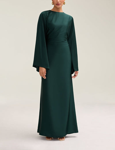 Moontime Modest/Muslim Satin Maxi Dresses For Women