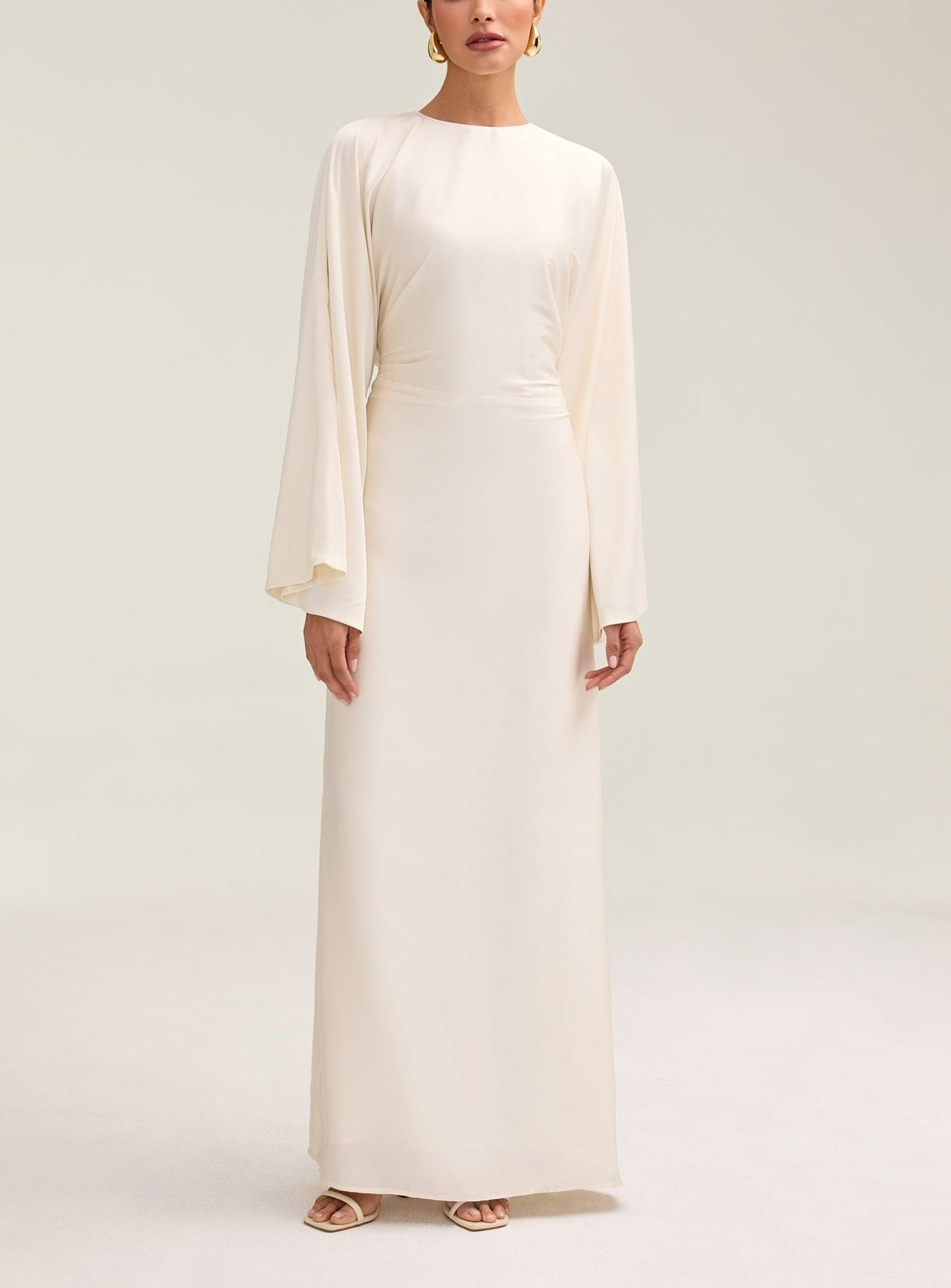 Moontime Modest/Muslim Satin Maxi Dresses For Women