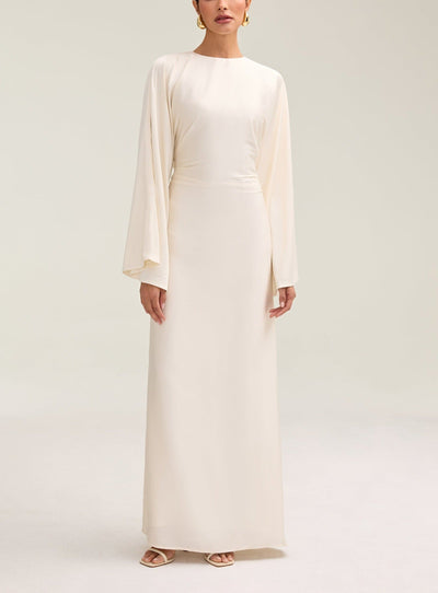Moontime Modest/Muslim Satin Maxi Dresses For Women