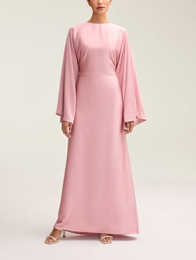 Moontime Modest/Muslim Satin Maxi Dresses For Women