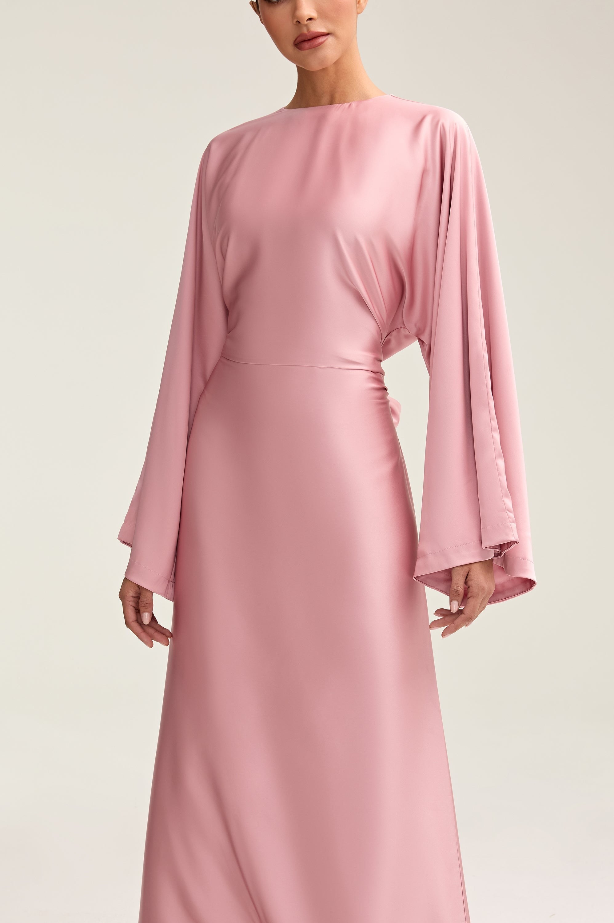 Moontime Modest/Muslim Satin Maxi Dresses For Women