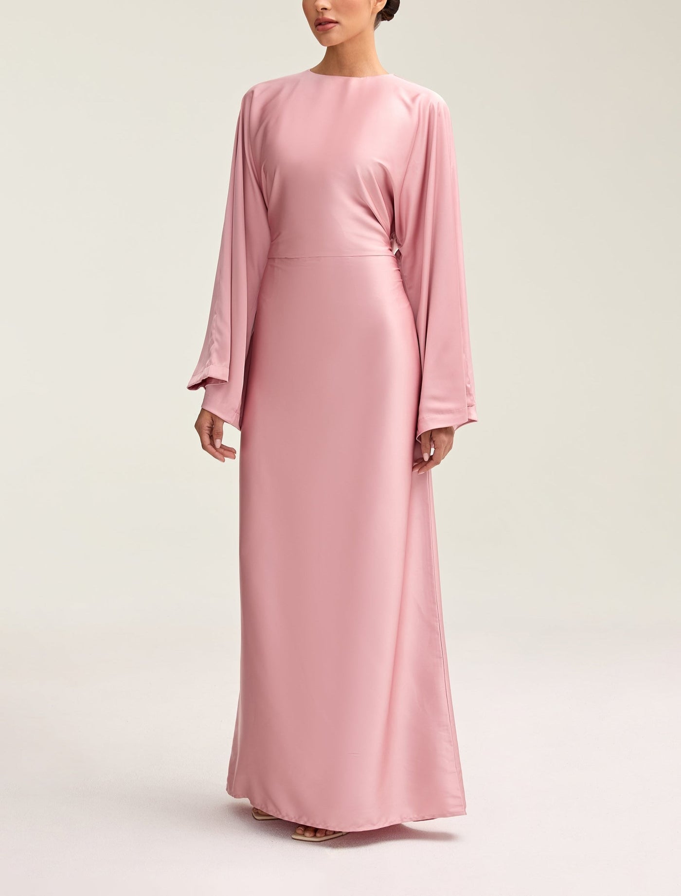 Moontime Modest/Muslim Satin Maxi Dresses For Women