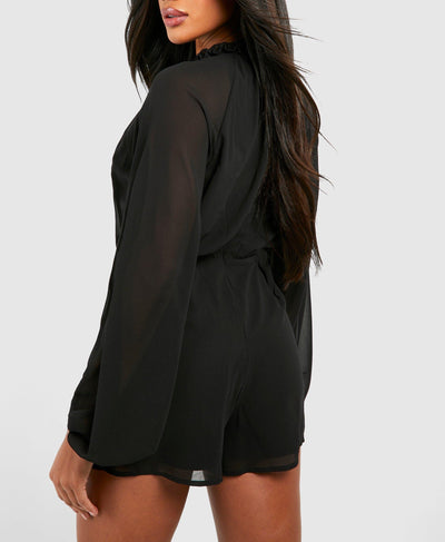 RUFFLE WOMEN'S ROMPER