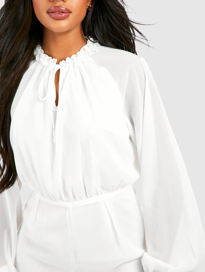 RUFFLE WOMEN'S ROMPER