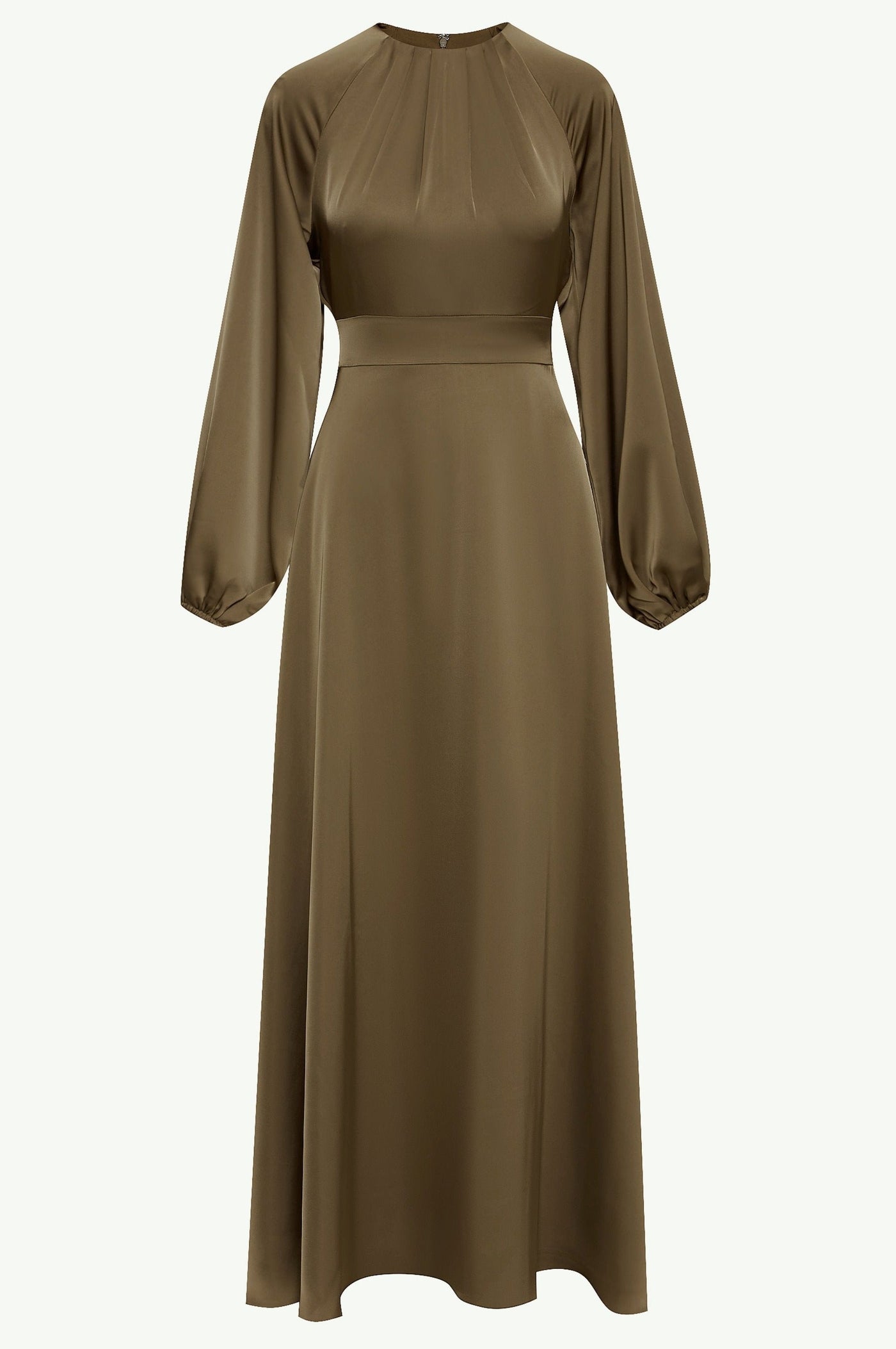 Modest / Muslim Baloon Sleeves in Satin For Women