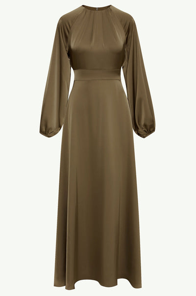 Modest / Muslim Baloon Sleeves in Satin For Women