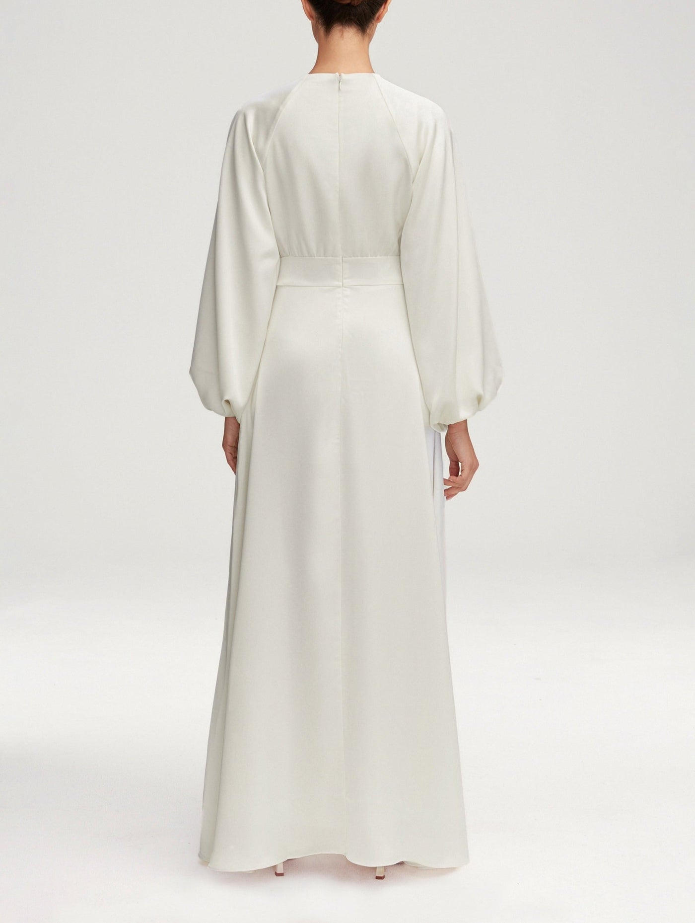 Modest / Muslim Baloon Sleeves in Satin For Women
