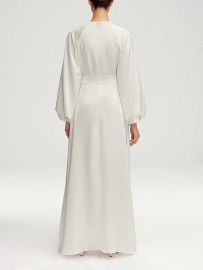 Modest / Muslim Baloon Sleeves in Satin For Women