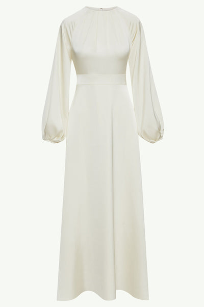 Modest / Muslim Baloon Sleeves in Satin For Women