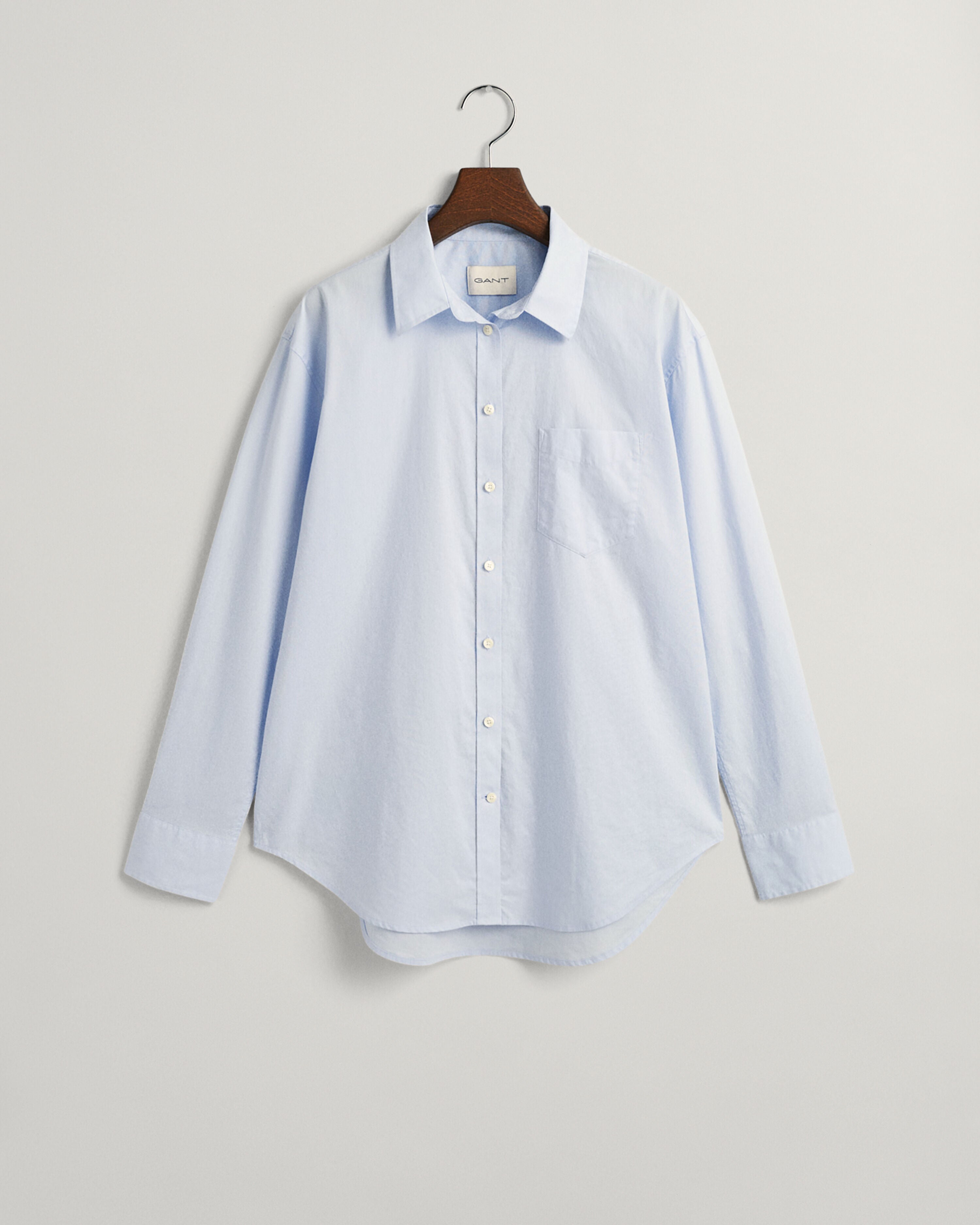 Relaxed Fit Poplin Shirt For Women