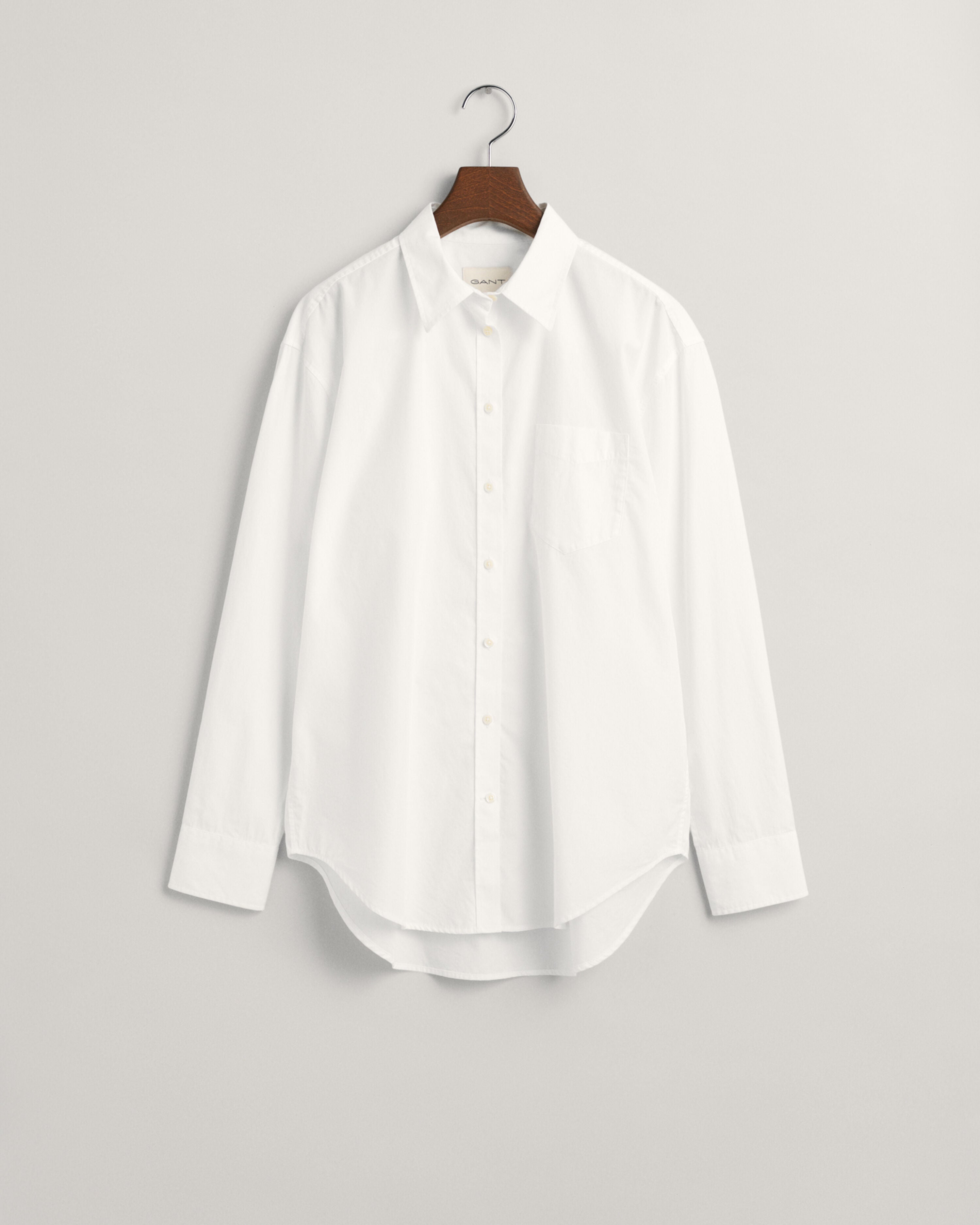 Relaxed Fit Poplin Shirt For Women