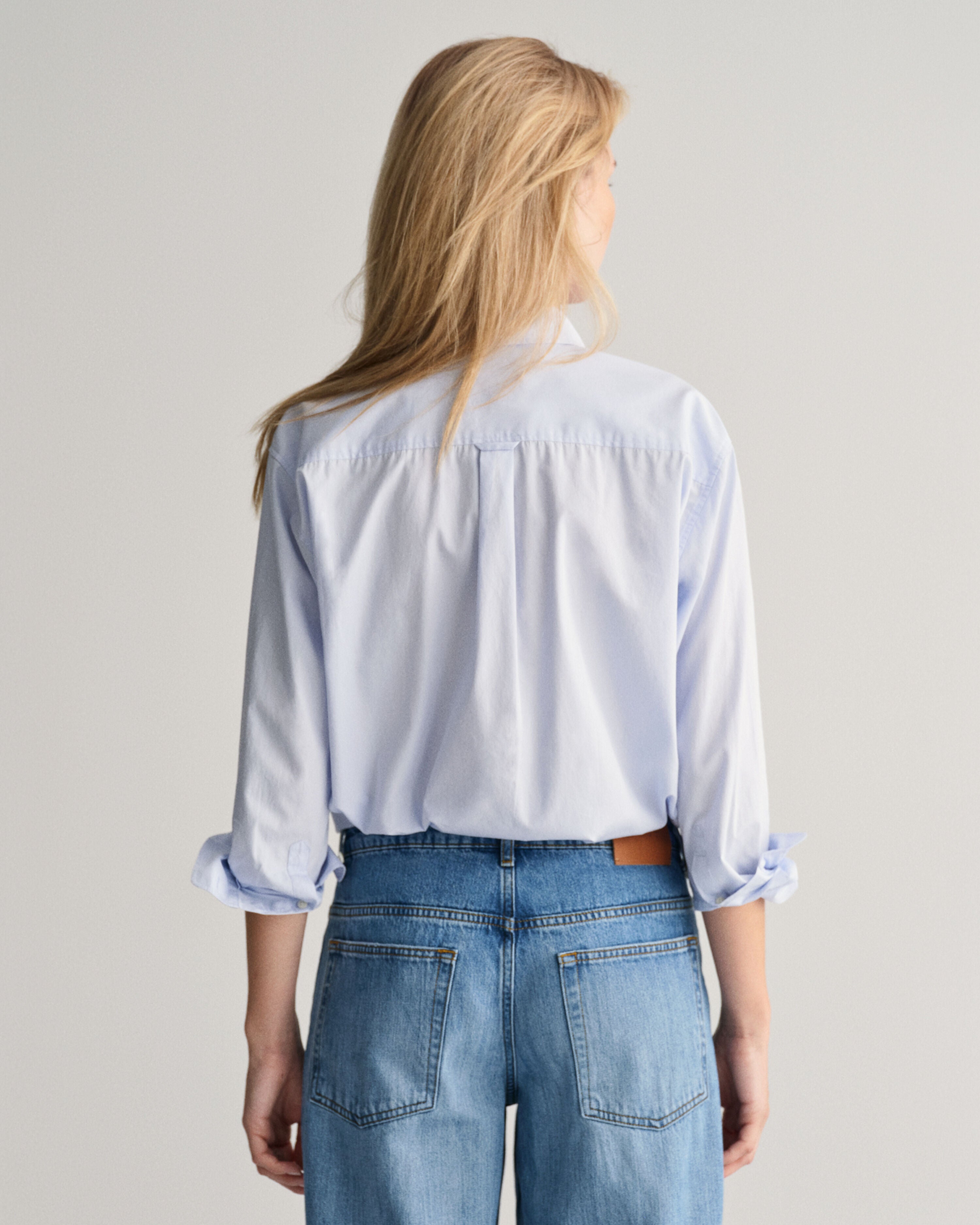 Relaxed Fit Poplin Shirt For Women