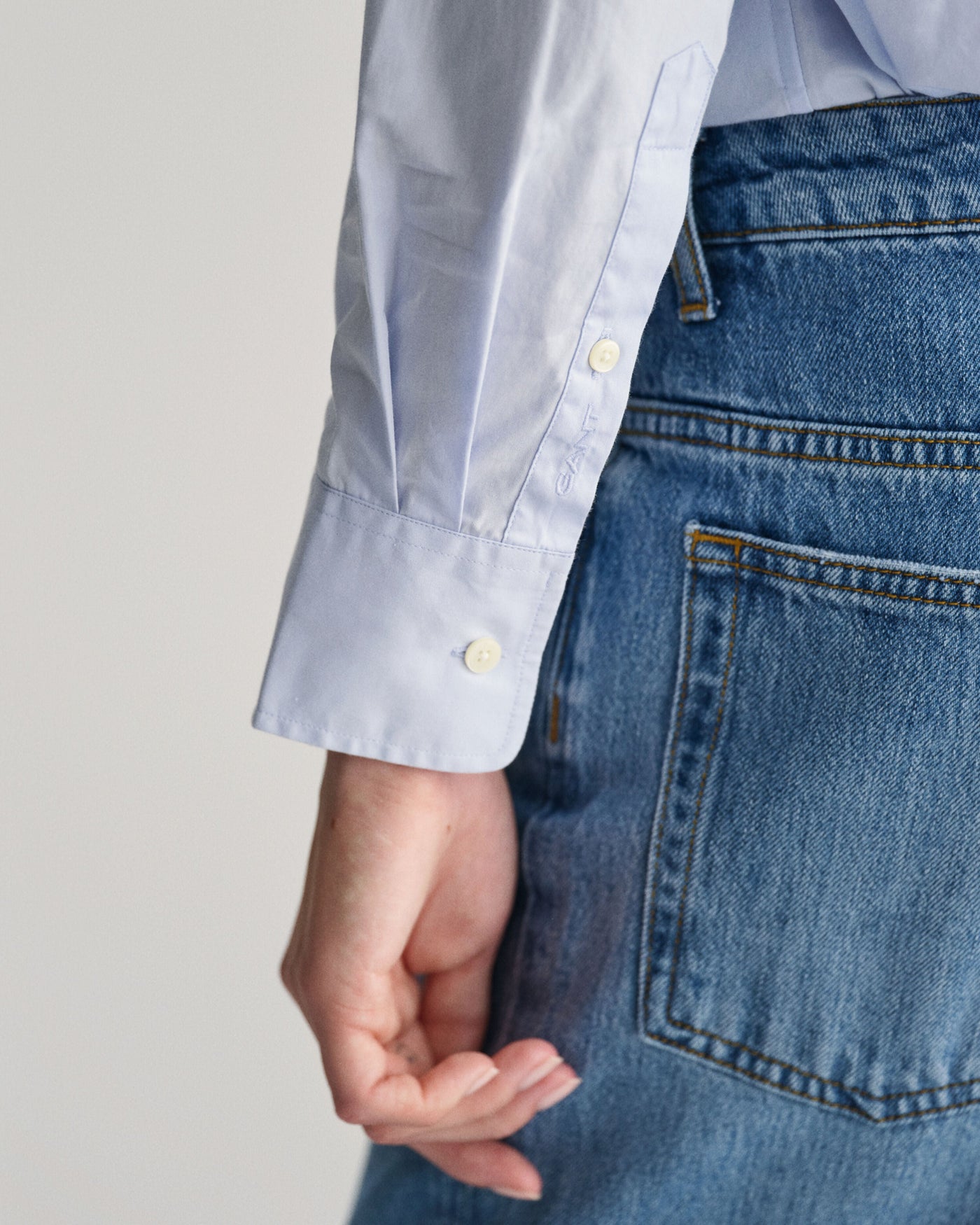 Relaxed Fit Poplin Shirt For Women